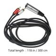 thumbnail image 2 of Audio Transferring Cable Microphone Audio Adapter Cable Replaceable Audio Cord, 2 of 8