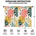 thumbnail image 2 of Blackout Kids Curtains,Tropical Leaves Pattern Childrens Insulated Curtains Set Of 2,Bedroom Essentials,Toddler Room Decor 42x63in(106x160cm), 2 of 4