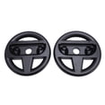 thumbnail image 1 of Racing Game Controller Steering Wheel, Game Controller Steering Wheels Precise Fit Ergonomic Secure 2PCS Compact  for Driving Black, 1 of 7