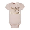 thumbnail image 3 of Gerber Organic Cotton Baby Girl Princess Bodysuit, 3 Pack, 3 of 4