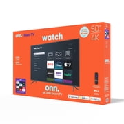 onn 50 in Class 4K UHD Roku Smart Television, 100012585