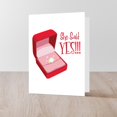 thumbnail image 4 of CafePress - She Said YES!!! Greeting Cards - Greeting Card, Blank Inside Glossy, 4 of 4