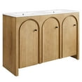 thumbnail image 2 of Modway Appia 48" Double Sink Bathroom Vanity in Oak White, 2 of 10