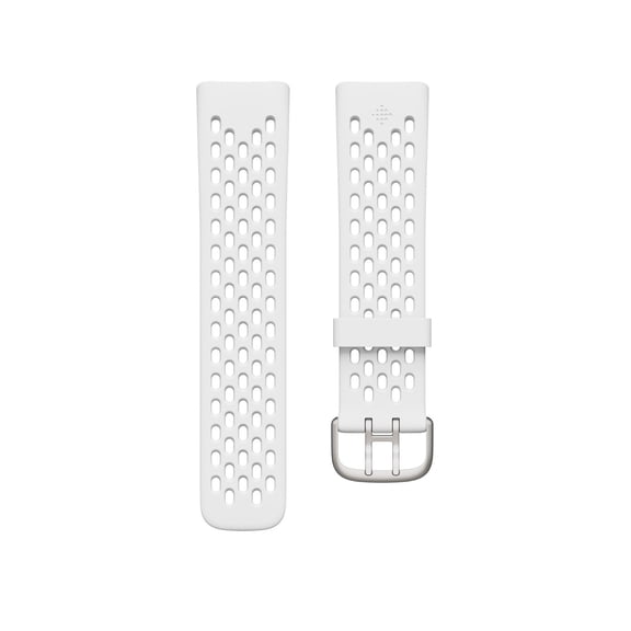 Fitbit FB181SBWTS Charge 5 Sport Smartwatch Band (S) - Frost White