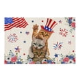 thumbnail image 1 of American Patriotic Gnomes and Flag Colorful Doormat Doormats Coir Entrance Indoor 4th of July Doormat Front Door Mats Spring Easy to Clean Indoor Mats Mat for Outside Entry Way Doormat Entry Rugs, 1 of 9