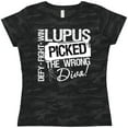 thumbnail image 3 of Inktastic Lupus Picked The Wrong Diva Women's T-Shirt, 3 of 5