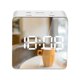 thumbnail image 1 of Wosthever Reloj digital de superficie de espejo con pantalla de tiempo LED Snooze Detección de temperatura de humedad Decoración del hogar No.1 Wosthever HA025231-01, 1 of 1