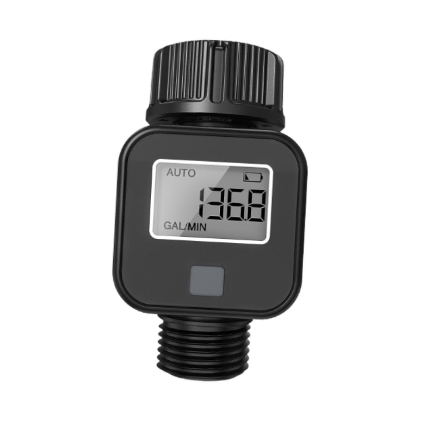 MAGIDEAL Water Flow Meter 0.5-8Bar CLEAR Screen for Drip Irrigation Lawn Sprinkler Yard
