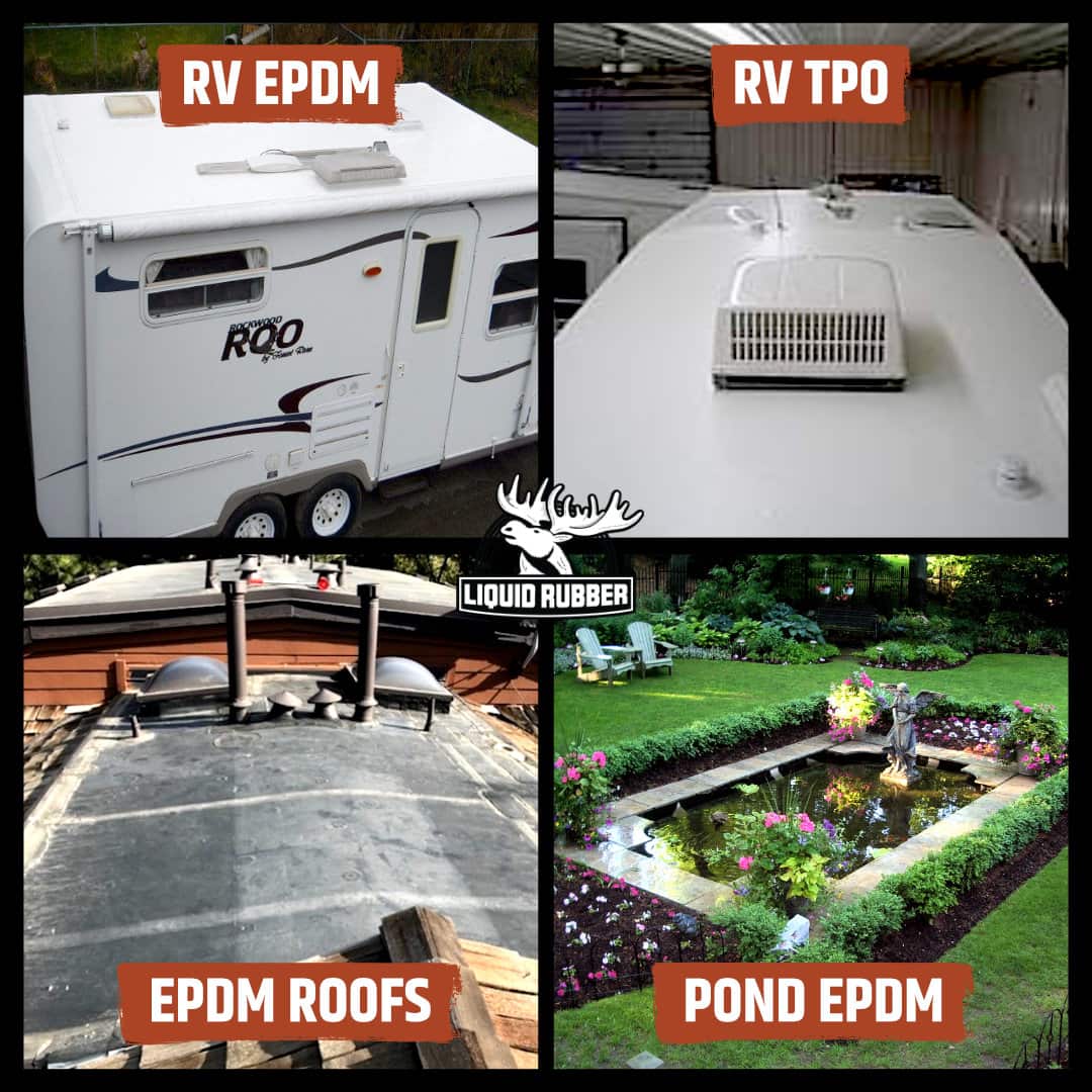 Liquid Rubber EPDM And TPO Clear Primer, Rubber RV Roofing Coating, 1 Gallon, 250 Sq ft Coverage