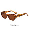 thumbnail image 2 of Jumpingount Gafas con montura pequeña y campo de visión de alta definición Gafas de sol de color caramelo Gafas sin montura Lentes Marco de pudín de tofu, 2 of 6