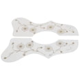 thumbnail image 1 of Guitar Pickguard, Hard Plastic Pickguard Hard Plastic Guitar Protection Plate 2Pcs Forehand And Backhand  For Acoustic White,Red,Brown,Black, 1 of 8