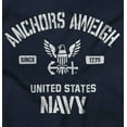thumbnail image 2 of United States Navy Logo Anchor Aweigh Hoodie Sweatshirt Women Men Brisco Brands S, 2 of 6