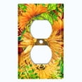thumbnail image 2 of Metal Light Switch Plate Outlet Cover Sunflower Garden Day SUN008, 2 of 13