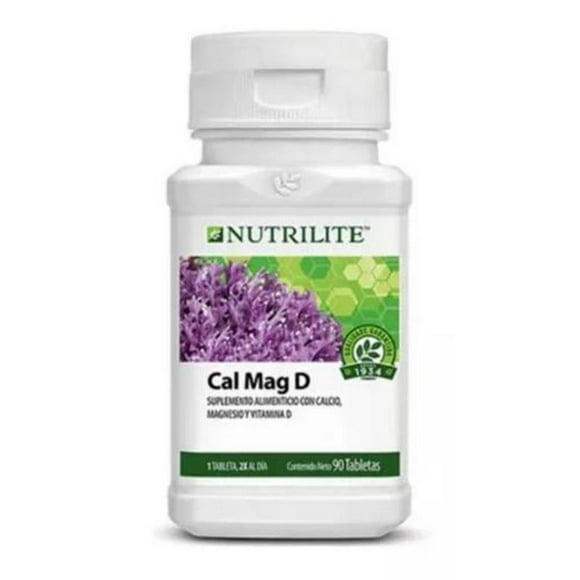 Suplemento Cal Mag Vitamina D 90 Tabletas Amway Amway Ingredientes naturales
