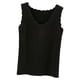 thumbnail image 1 of Minnieouse Ropa interior térmica para mujer, chaleco sin costuras para Otoño Invierno, hogar, escuela, capa básica, Tops cálidos, ropa Camisetas sin mangas Negro, 1 of 6