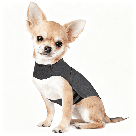 GASTROPOD for Dogs Calming Anxiety Vest,X Small,Heather Gray,Skin-Friendly Dog Anxiety Shirt,Helps Reduce Stress from Thunder,Fireworks&Travel