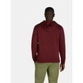 thumbnail image 3 of Athletic Works Men's and Big Men's Fleece Zip Hoodie Sweatshirt, Size S-5XLT, 3 of 5