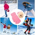 thumbnail image 6 of AWZXDE Winter Thermal Mittens for Kids Double Layer Thickened Cold Weather Outdoor Play Gloves for Boys and Girls, 6 of 9