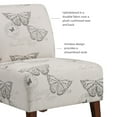 thumbnail image 5 of Linon Lily Linen Accent Chair, Multiple Patterns, 5 of 14
