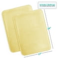 thumbnail image 4 of Nestl Set of 2 Absorbent Memory Foam Bath Mat Set Bathroom Rugs, Mellow, Small 17"x24", 4 of 8