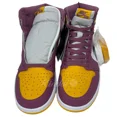 thumbnail image 4 of N I-K-E A i r-Jor-dan 1 RETRO HIGH OG Brotherhood A i r-Jor-dan Sneakers Shoes Yellow Pu, 4 of 6