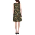 thumbnail image 3 of FORMRS Summer Dress for Women Loose U Neck Sleeveless Midi Beach Sundresses with Pockets, Brown Floral Rabbits Pattern, 3 of 8