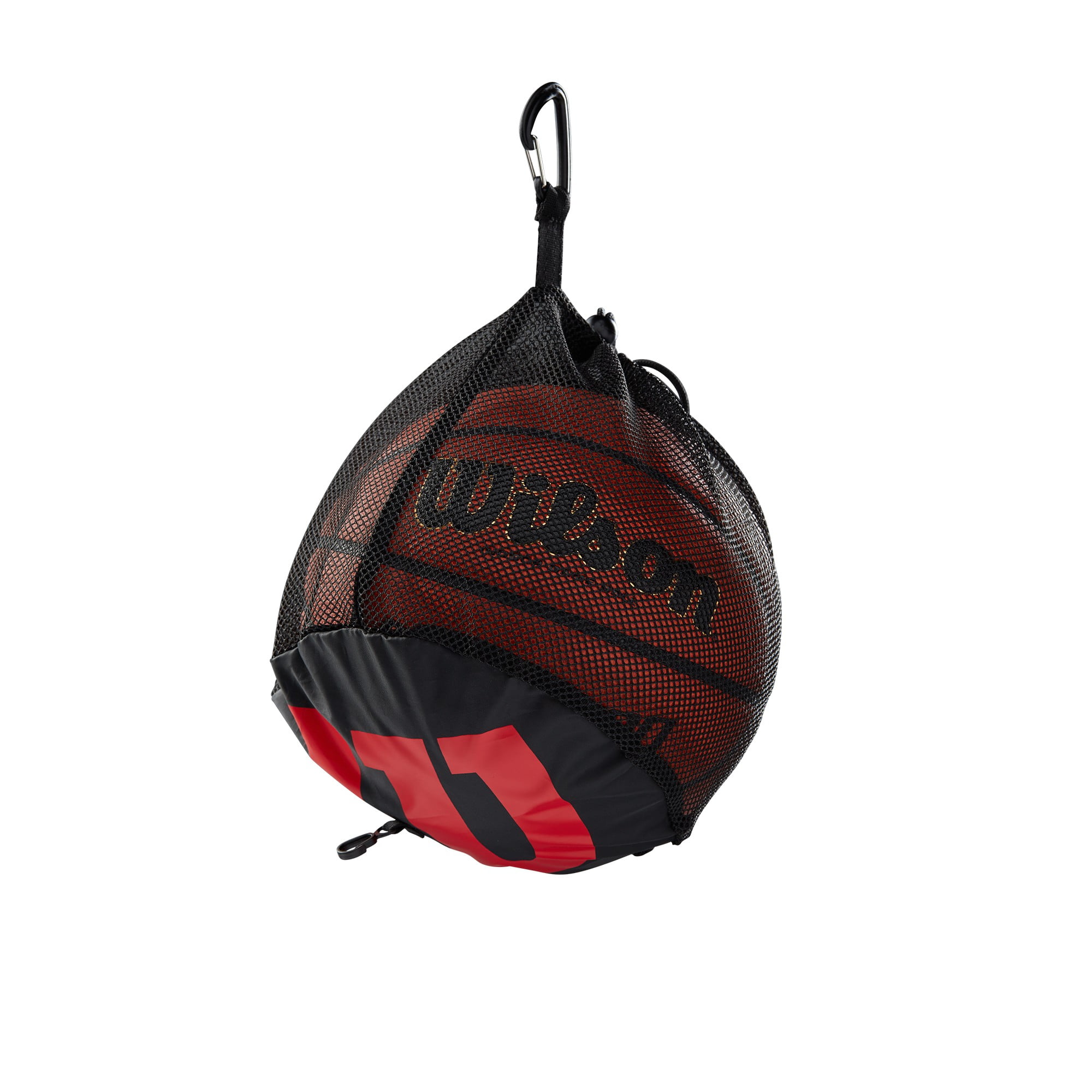 Wilson Black Basketball and Volleyball Sports Equipment Mesh Bag