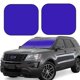 thumbnail image 1 of Balery Darkblue Parasol para parabrisas de coche de 2 piezas | Parasol plegable para parabrisas delantero de coche para la mayoría de sedanes-Small, 1 of 6
