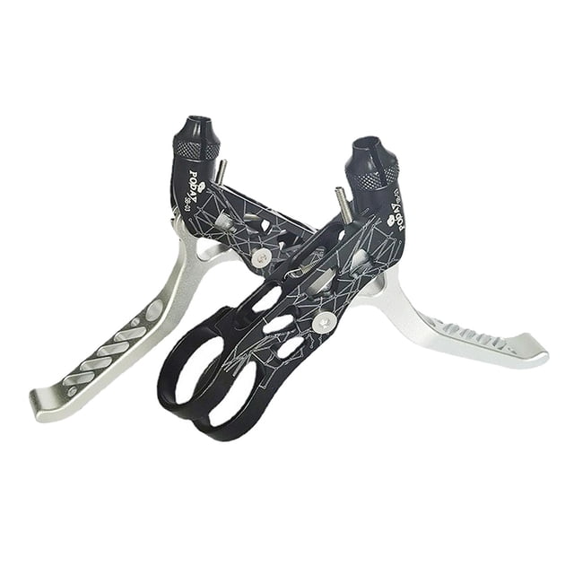 1 par de manijas de palanca de freno de bicicleta plegables Juego de palancas izquierda y derecha de freno de bicicleta, súper ligero (64 g), Macarena Palancas de freno de bicicleta