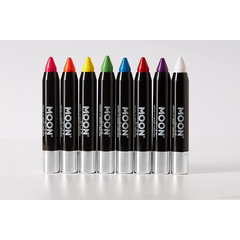 Moon Glow Pastel Neon UV Body Crayons Single, 3.5g Costume Make Up Moon Glow Pastel Neon UV Body Crayons Single, 3.5g Costume Make Up