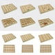 thumbnail image 5 of Inteprter Caja de joyería, bandeja de exhibición, soporte para pendientes, contenedor Retro de lino, soporte para collar, estante multiusos de Almacenamiento y organización del hogar 18 Platos, 5 of 6