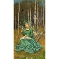 thumbnail image 3 of Marianne Stokes 10x14 Black Modern Framed Museum Art Print Titled - April, 3 of 5