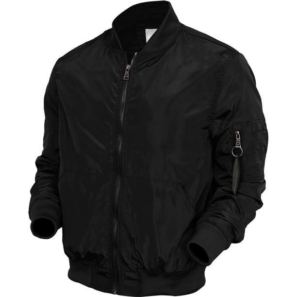 Ma Croix Ma Croix Mens Ma 1 Bomber Flight Jacket Slim Lightweight Windbreaker Walmart Com Walmart Com