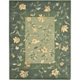 thumbnail image 2 of Country/Floral Rug - Jardin Wool Pile -Green/Multi-Color:Green/Multi,Design:Country/Floral,Shape:Medium Rectangle,Size:5' x 8', 2 of 2