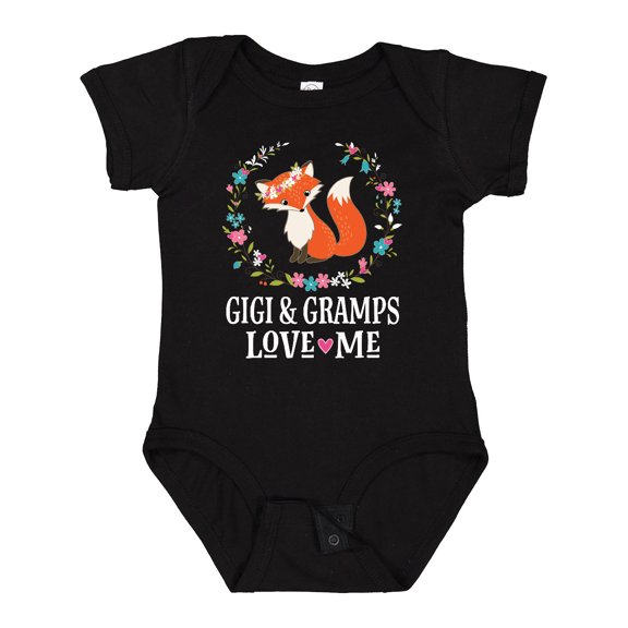 Inktastic Gigi and Gramps Granddaughter Girls Baby Bodysuit