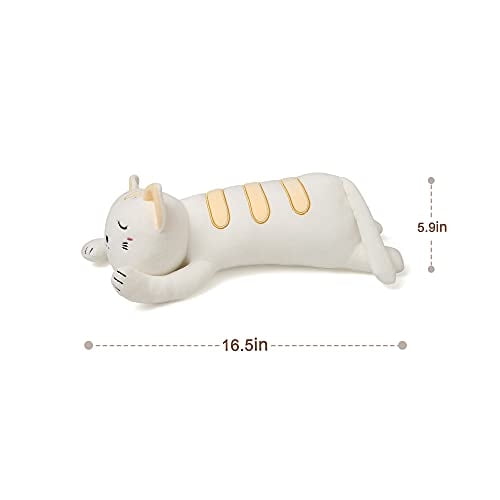 Niuniu Papi Cat Peluches - 16.5 Pulgadas Grande Blanco Gatito Plushies para Niños - Kawaii Niuniu Daddy Niuniu Daddy
