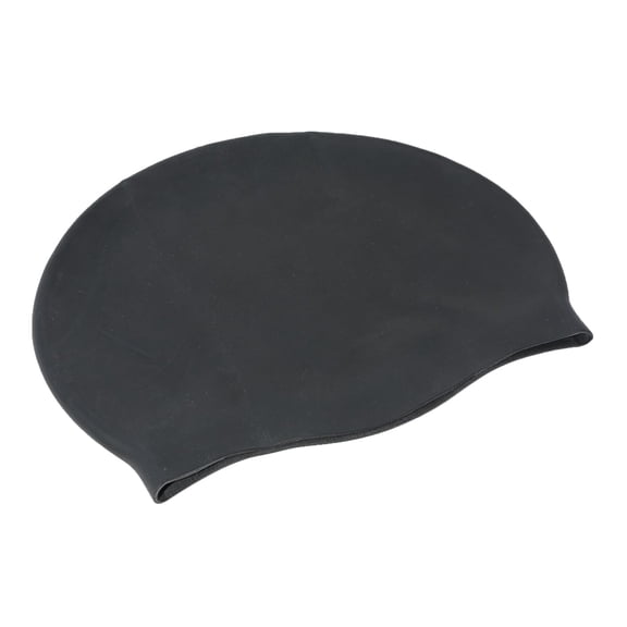 Adoretex Classic Unisex 100% Silicone Swim Cap for Youth, Women and Men, Easy Wear and Removal Waterproof Swimming Hat (CS001A) - Black