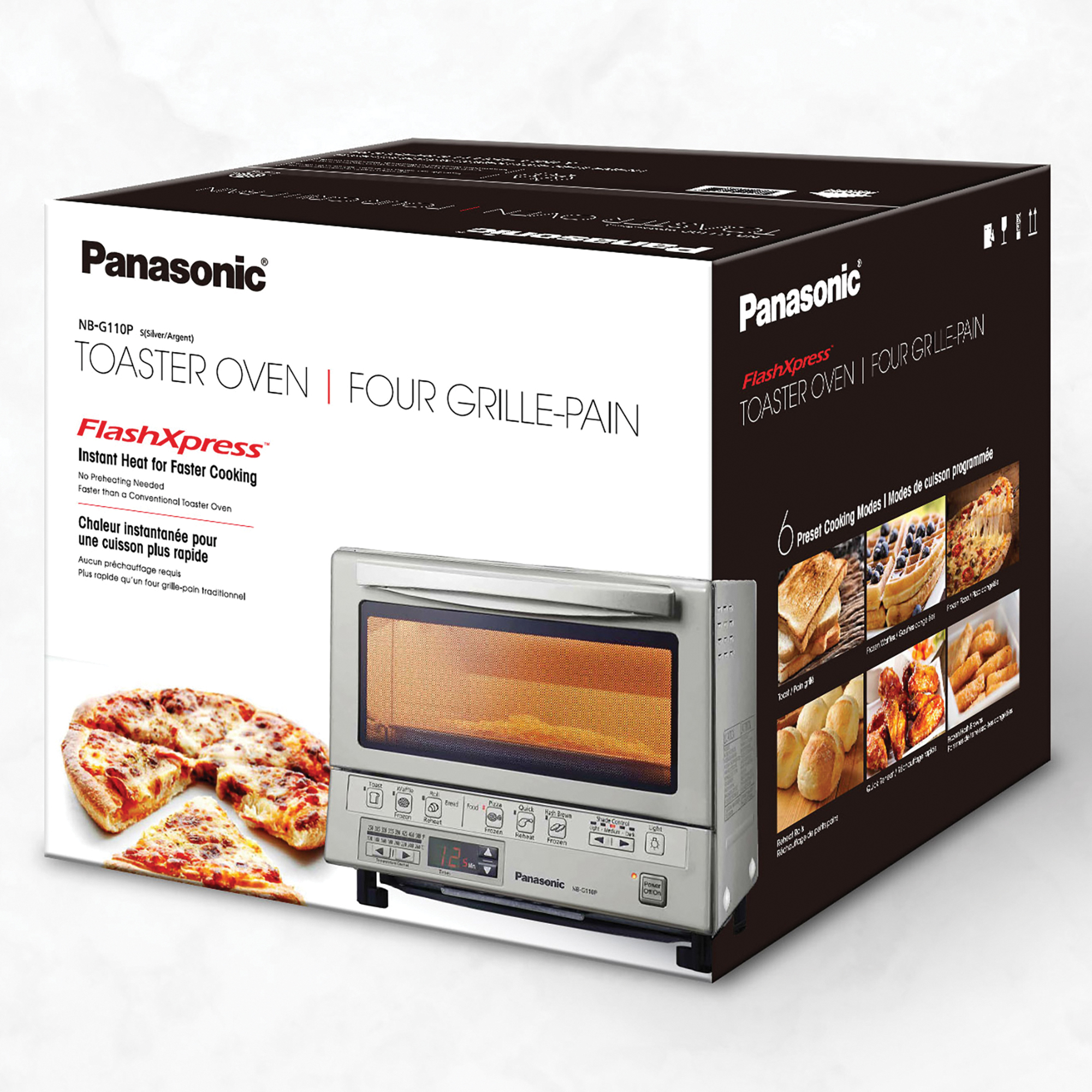Panasonic FlashXpress Silver Toaster Oven in Silver - image 5 of 9