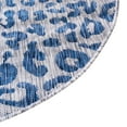 thumbnail image 5 of Unique Loom Outdoor Safari Collection Area Rug - Leopard (2' 7" x 4' 1" Hearth Blue/Gray), 5 of 6