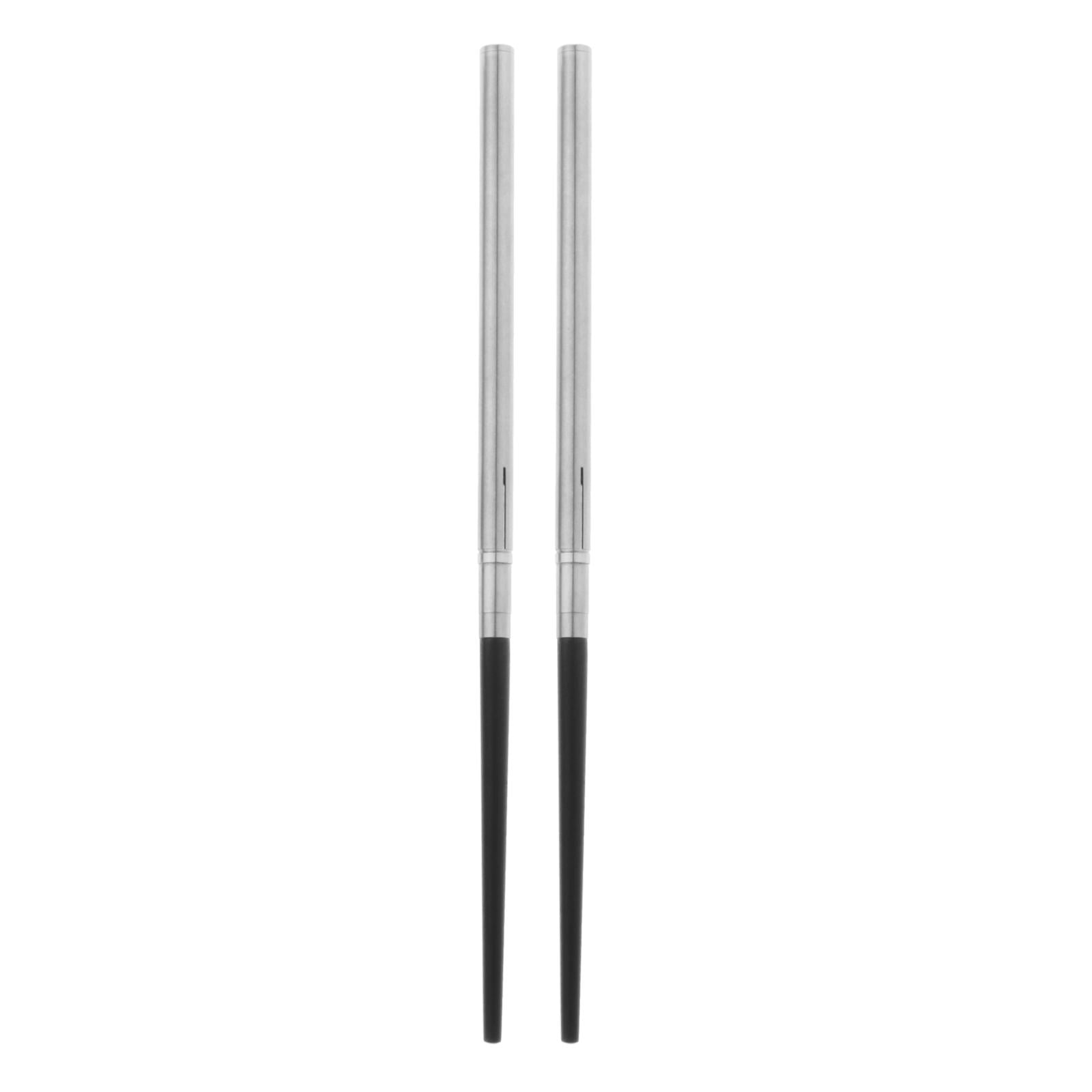 Titanium Alloy Portable Tableware Chopsticks Camp Picnic Screw Apart Chopsticks 
