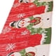 thumbnail image 5 of Camino de mesa navideño Impresión de bandera Desgaste Bandera de mesa navideña de Navidad resistente a la suciedad para decoración de mantel navideño Modelo de muñeco de nieve, 5 of 12