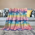 thumbnail image 2 of COMIO  in The Dark Blanket Unicorn Blankets Birthday Gift for Girls, Soft Cozy Fluffy Flannel Unicorn Throw Blanket for Kids, Décor, Bed, Sofa, Travel, 2 of 6