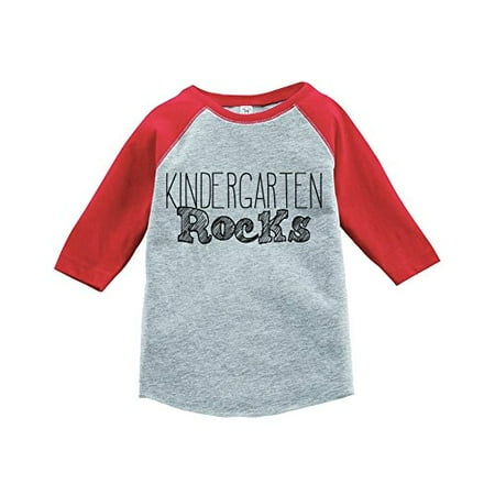 

Custom Party Shop Kids Kindergarten Rocks School Raglan Tee Red