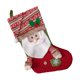 thumbnail image 1 of Colgantes navideños con forma de calcetines para decorar el árbol de Navidad, la cama o el hotel. Papa Noel, 1 of 9