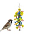 thumbnail image 2 of Parrot Block Toy Cylindrical Bell Funny Sisal Parrot Toy Cotton Rope Bird Toy, 2 of 10