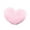 Pink, variant on Pink Plush Puffy Heart Shaped Decorative Pillows With Soft Material Kids Safe For Living Room And Sofa Decor 7.9X7.9X3.9In 0.66Lb
