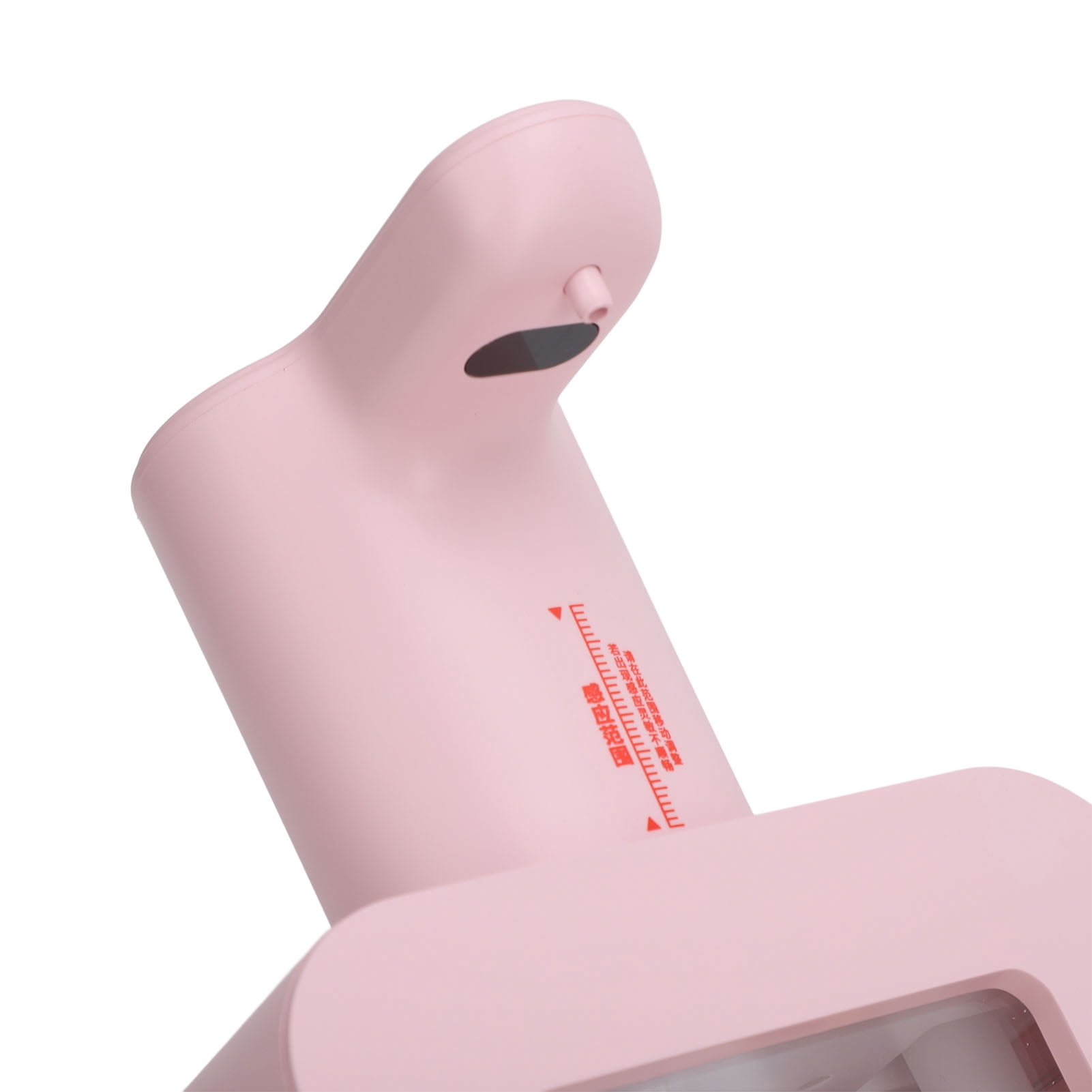 Suodoka Touchless Automatic Foaming Soap Dispenser Motion Sensor 3 Levels Adjustable Wall Mounted & Countertop 1200mAh Rechargeable Hand Washer for Kitchen Bathroom Hotel, Pink (8.27in / 21cm)