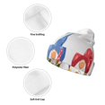 thumbnail image 3 of Zufioo Autumn Funny Gnomes Print Adult Knitted Hat, Unisex Cuffed Brimless Ski Hat, Suitable for Autumn and Winter, 3 of 6