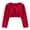 Red, variant on WXFAZCVU Girls Cardigan Long Sleeve Knitted Sweaters Button Cropped Jacket Cover Up Tops Size 9-10 Years