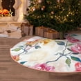 thumbnail image 5 of Sikiie Colorful Flowers Nativity Christmas Tree Skirt, Jesus Christian Winter Holiday Tree Mat Decoration(30-48IN)36", 5 of 6